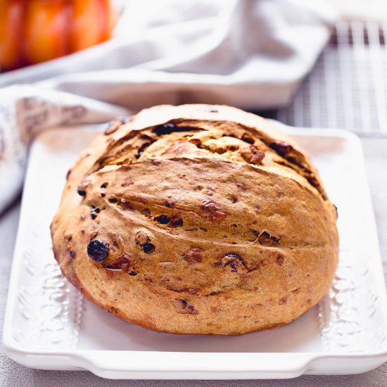 Spelt Pumpkin Sourdough Bread