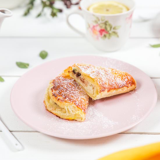 Pear Turnover with Chocolate