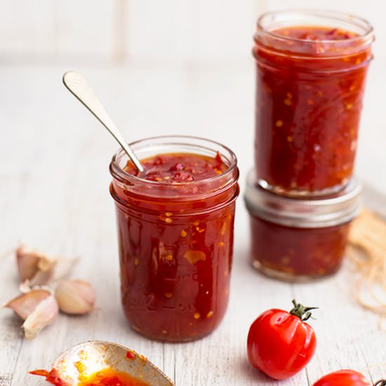 Homemade Tomato and Chilli Jam