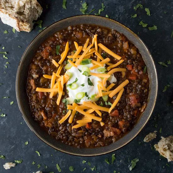 Vegetarian Lentil Chili