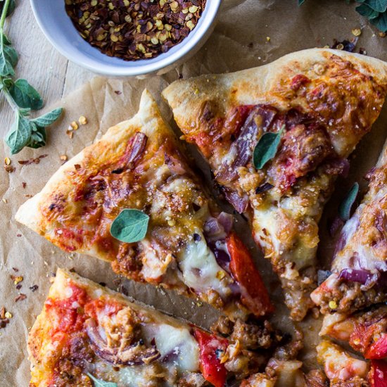 Spicy Sausage Pizza