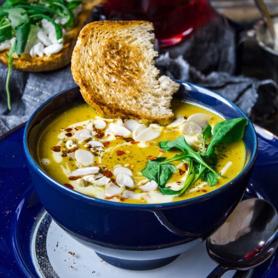 Creamy Sweet Potato Carrot Soup