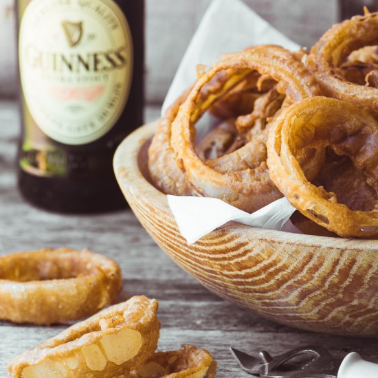 Guinness Battered Onion Rings