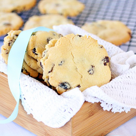 Buttery Sultana Cookies