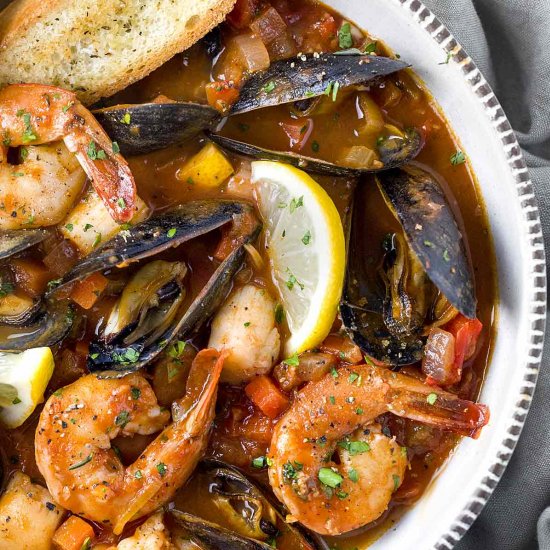 San Francisco Seafood Cioppino