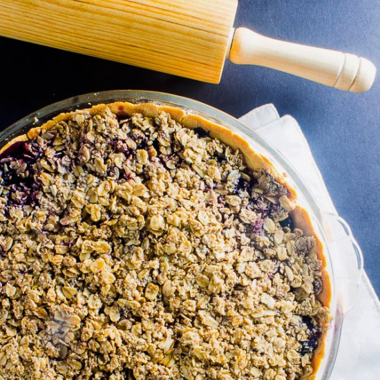 Berry Crumble Pie