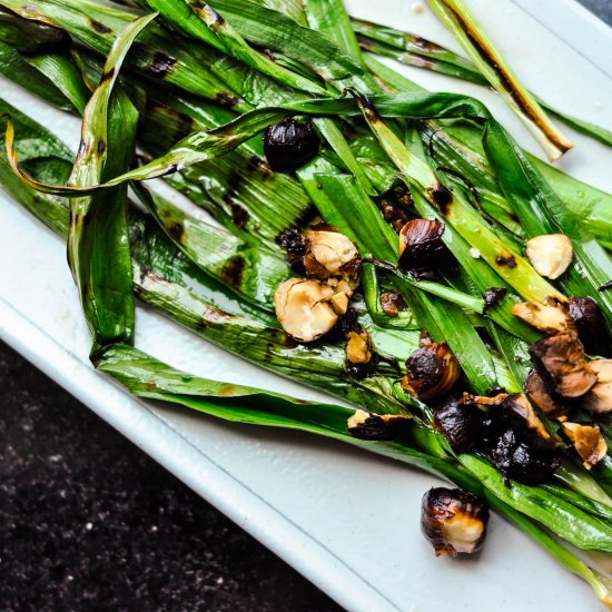 Leeks with Hazelnut Browned Butter