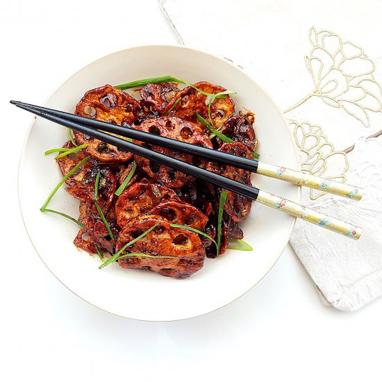 Honey Chilli Lotus Stems