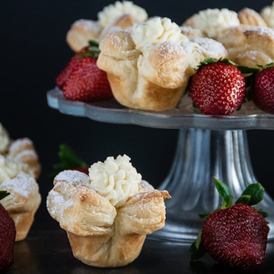 Puff Pastry Cheesecake Cups