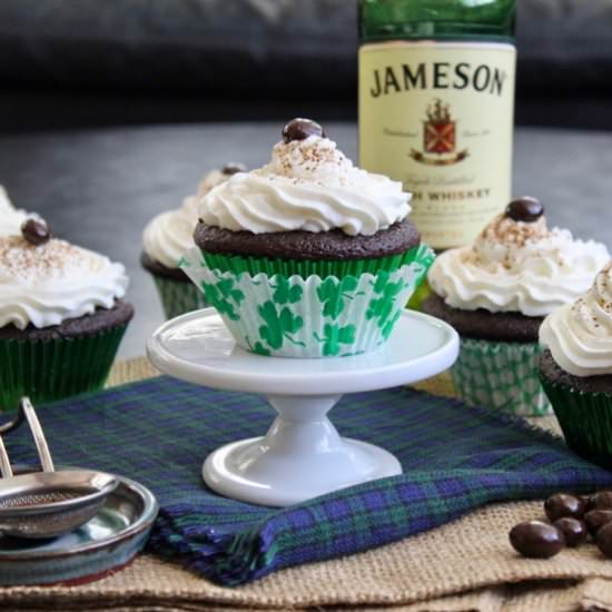 Irish Coffee Cupcakes