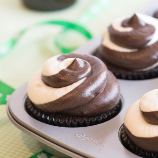 Chocolate Guinness Stout Cupcakes