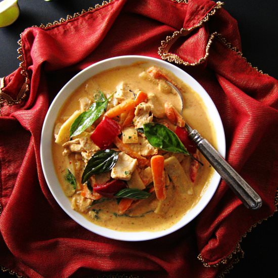 Instant Pot Thai Red Curry Chicken