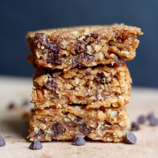 Vegan Peanut Butter Oatmeal Bars