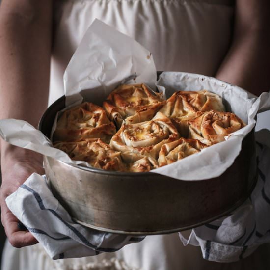 Pull-Apart Chicken Spanakopita