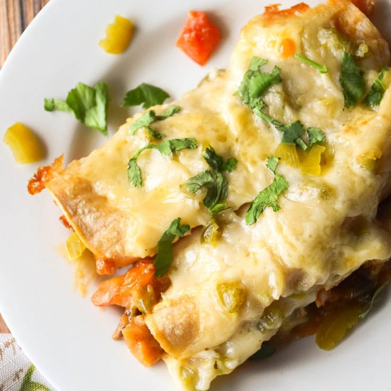 Roasted Shrimp Enchiladas