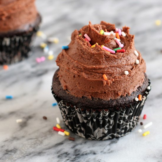 Chocolate Cupcakes for Two