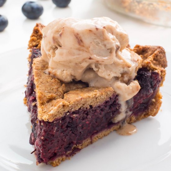 Berry Pie with Sugar Cookie Crust