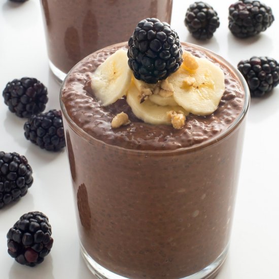 Vegan Chocolate Chia Pudding