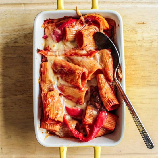 Baked Sausage and Pepper Pasta