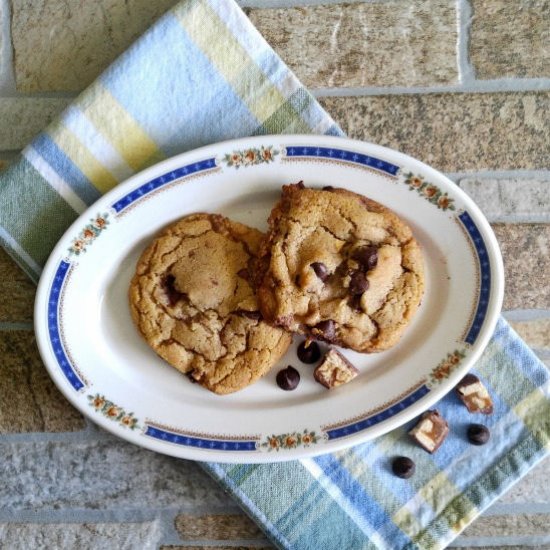 Snickers Peanut Butter Cookies