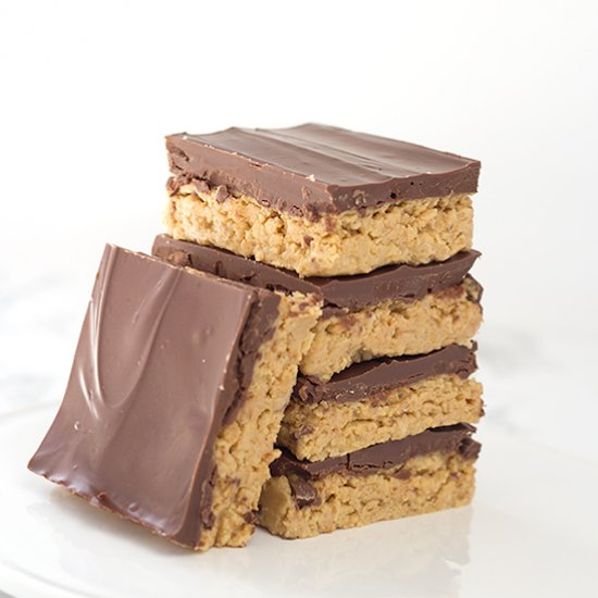 No Bake Peanut Butter Potato Chip Bars