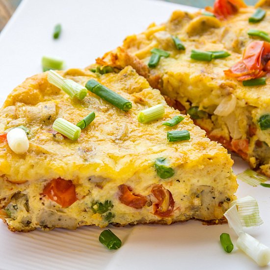 Sausage & Tomato Frittata