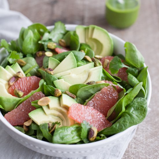 Grapefruit Avocado Salad