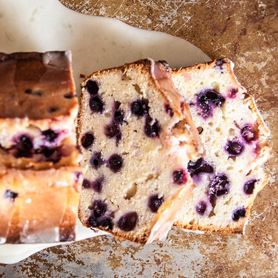 Lemon Blueberry Loaf Cake