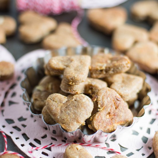 Apple Peanut Butter Dog Treats