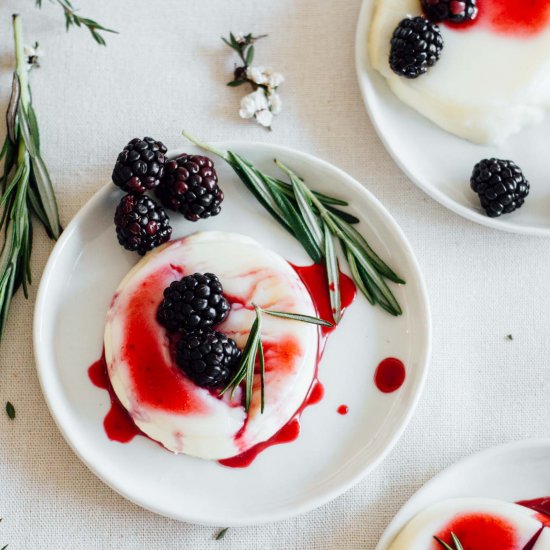 Lavender Panna Cotta