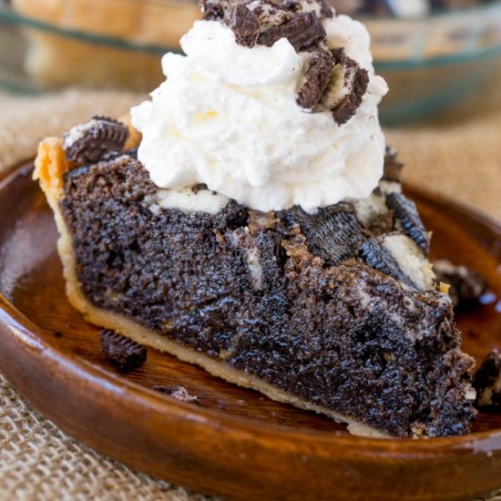 Oreo Chunk Cookie Pie