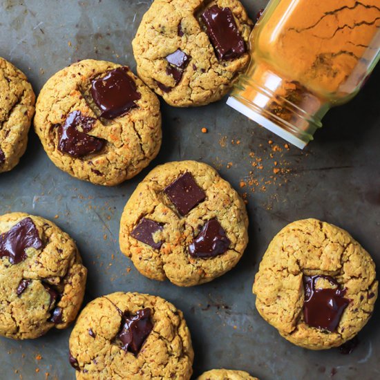 Turmeric Cashew Butter Cookies