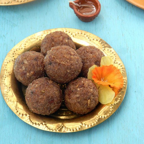 Red Aval (Poha) Ladoo