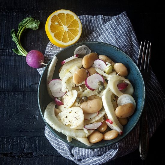 Robust Fennel & Gigante Bean Salad