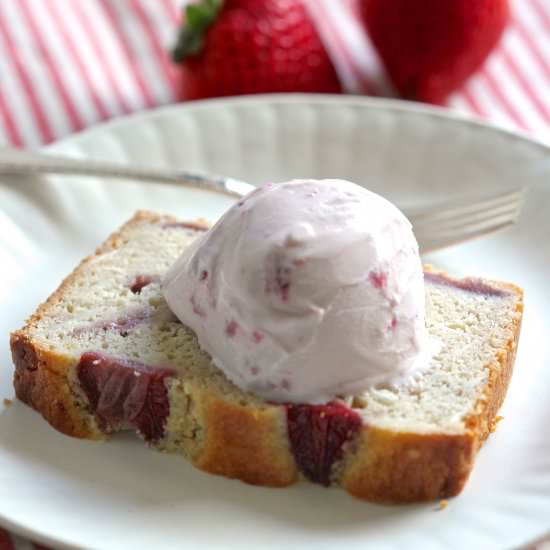 Roasted Strawberry Bread