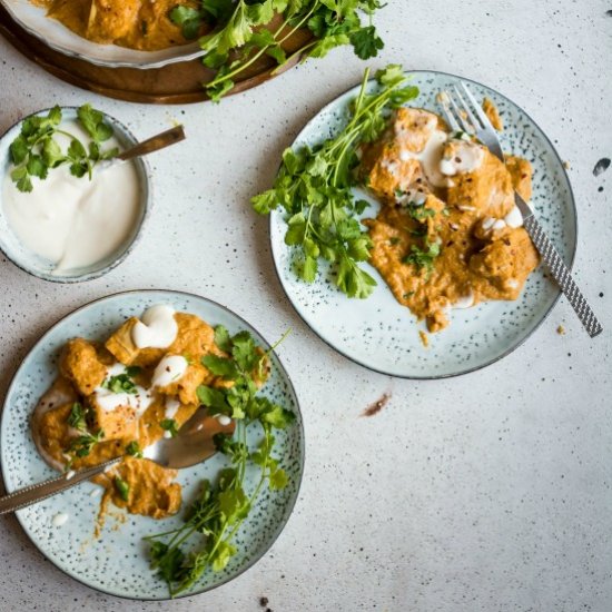 Fresh Mango and Tofu Curry