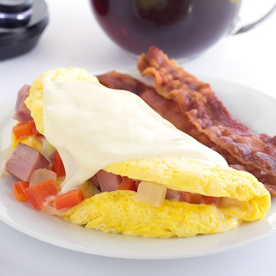 Microwave Western Omelet