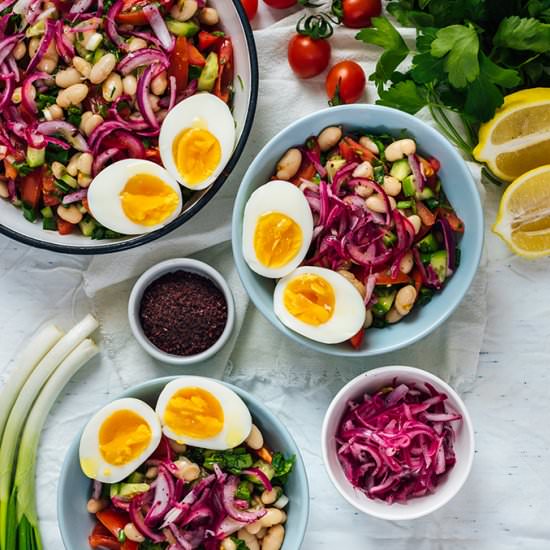 Turkish White Bean Salad