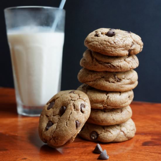 Nutella Chocolate Chip Cookies