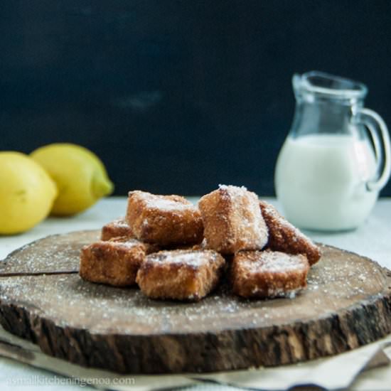 Sweet milk fritters