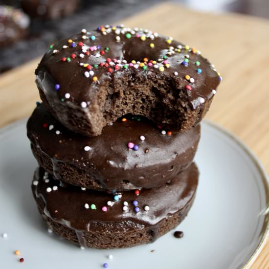 Double Chocolate Donuts