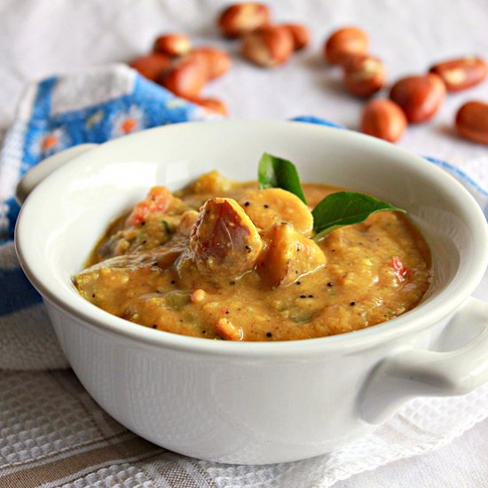 Jackfruit Seeds And Lentil Gravy