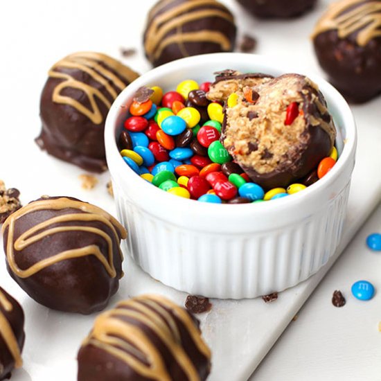 Chocolate Monster Cookie Balls