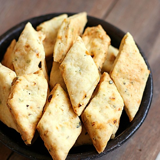 herb and cheese cookies