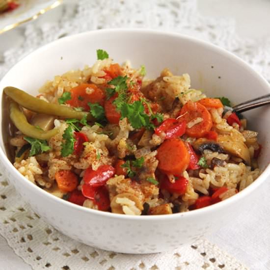 Romanian Vegetable Rice