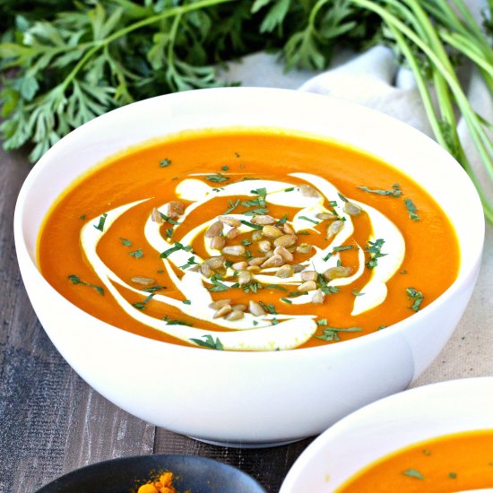 Carrot Turmeric Soup