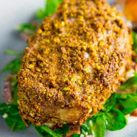 Pistachio Crusted Pork Chop