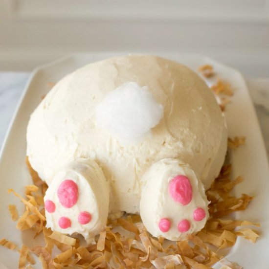 Bunny Butt Easter Cake