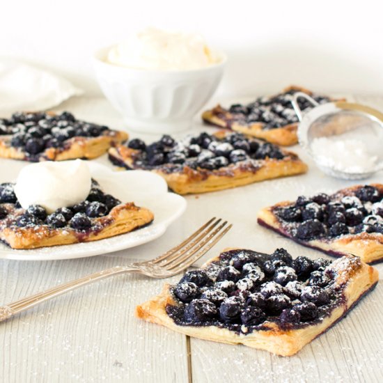 Blueberry & Almond Tarts