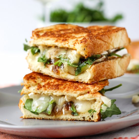 Apricot Brie Grilled Cheese